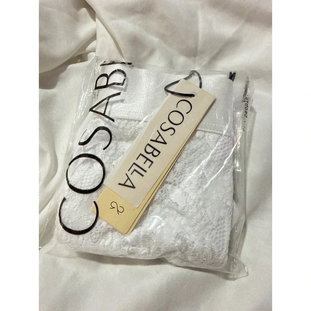 Cosabella Honeymoon White Lace Jock Strap Luxury‎ Collection Size L